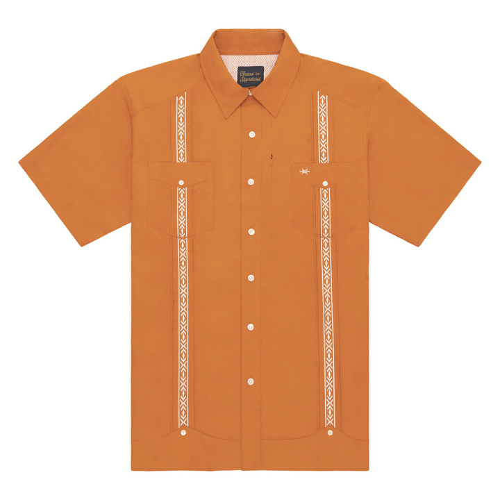 Guayabera Libre - Solid Burnt Orange