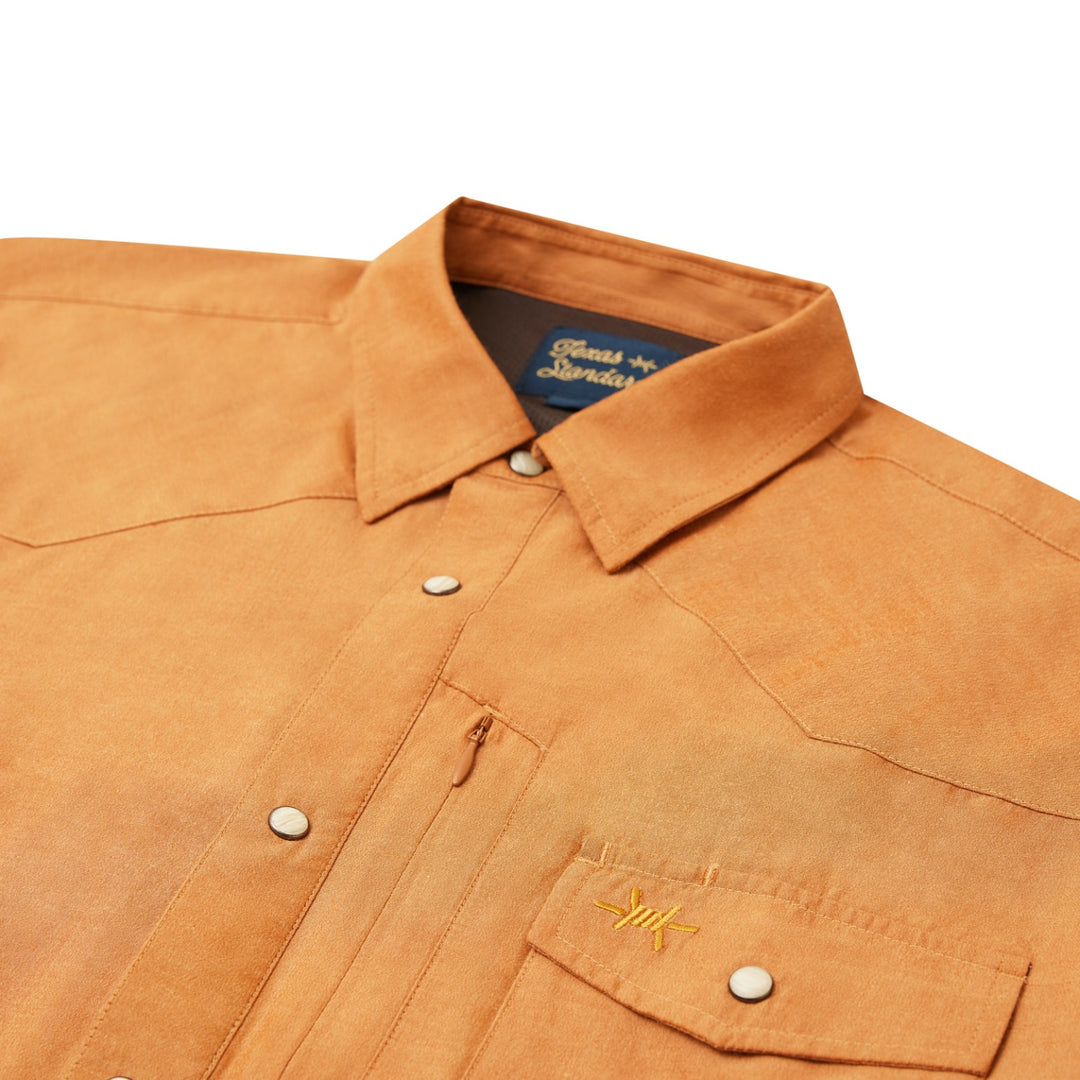 Western Field Shirt - Short Sleeve - Burnt Orange