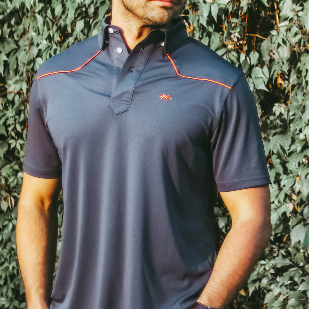 Lariat Western Polo - Dusk