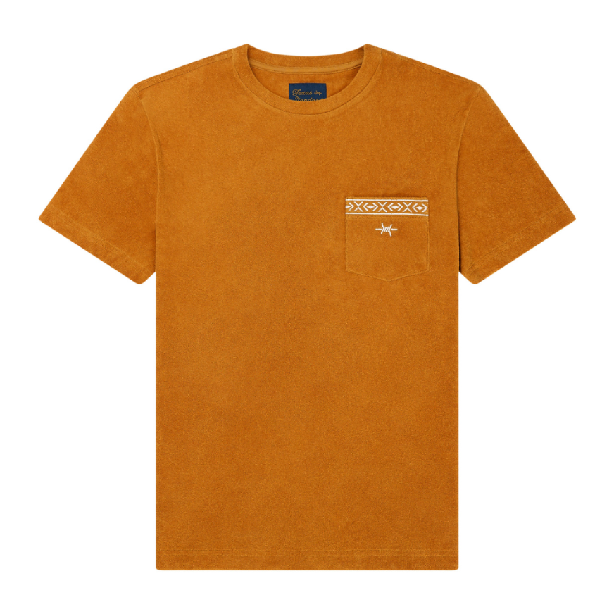 Terlingua Terry Cloth Tee - Burnt Orange