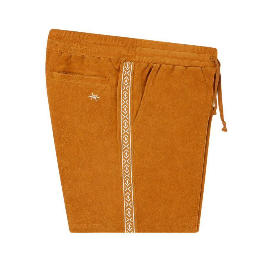 Terlingua Terry Cloth Short - Burnt Orange