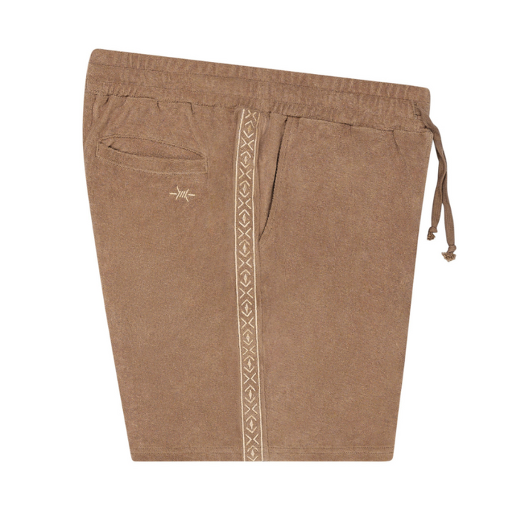 Terlingua Terry Cloth Short - Pecan Brown