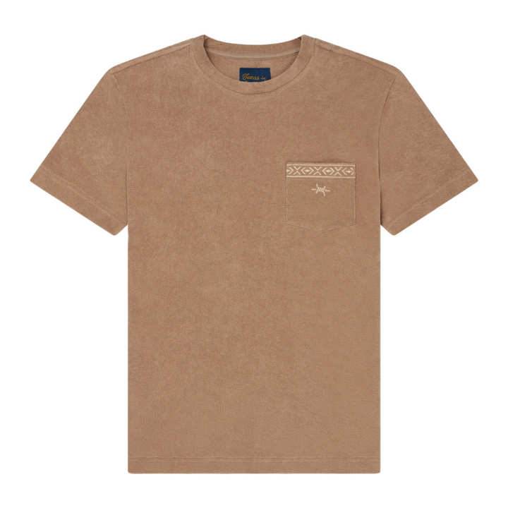 Terlingua Terry Cloth Tee - Pecan Brown