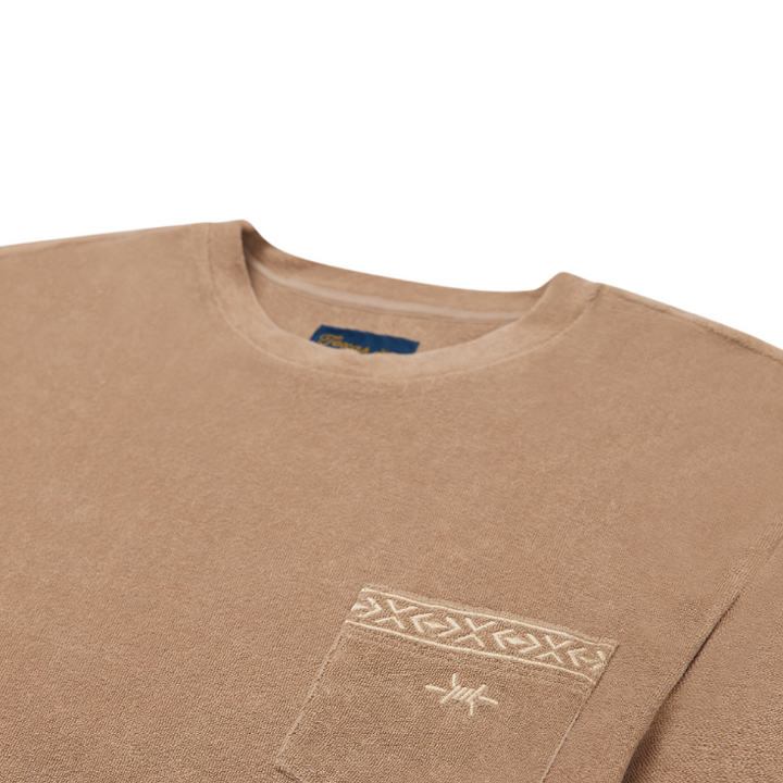 Terlingua Terry Cloth Tee - Pecan Brown