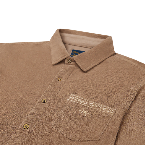 Terlingua Terry Cloth Shirt - Pecan Brown