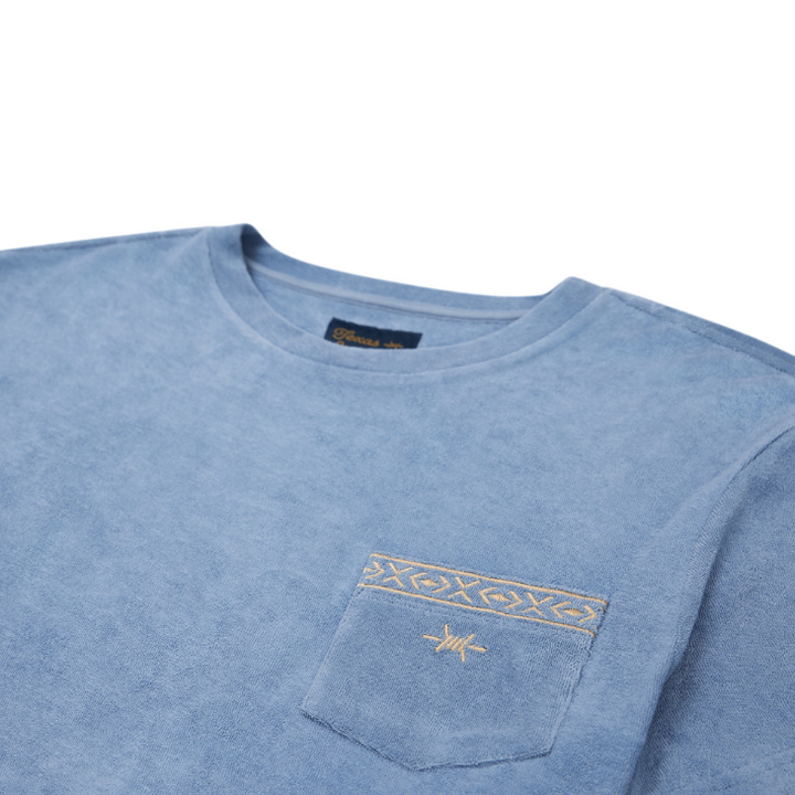 Terlingua Terry Cloth Tee - Heron Blue