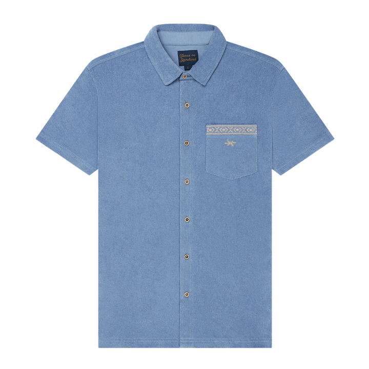 Terlingua Terry Cloth Shirt - Heron Blue