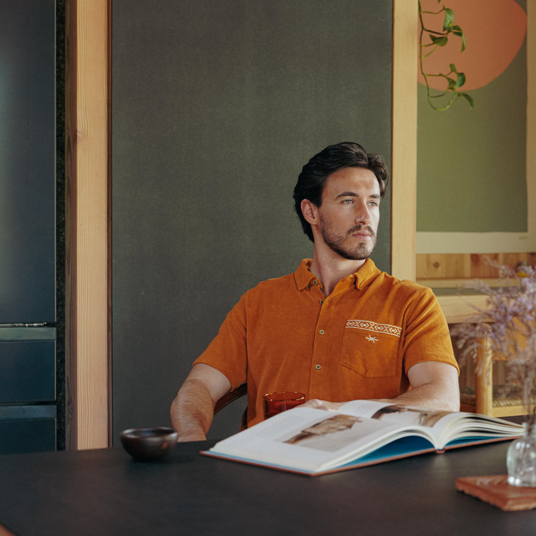 Terlingua Terry Cloth Shirt - Burnt Orange