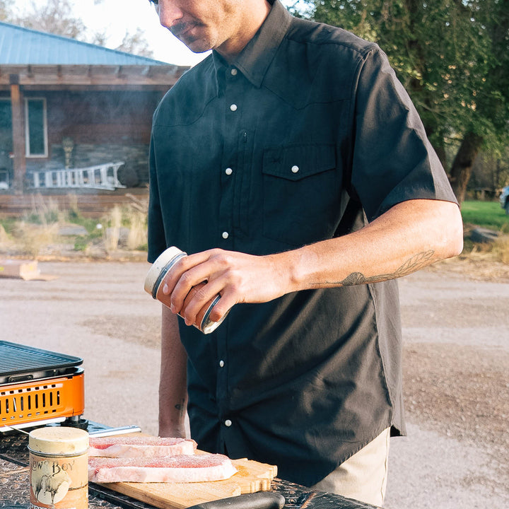 Western Field Shirt - Short Sleeve - Cannon Black