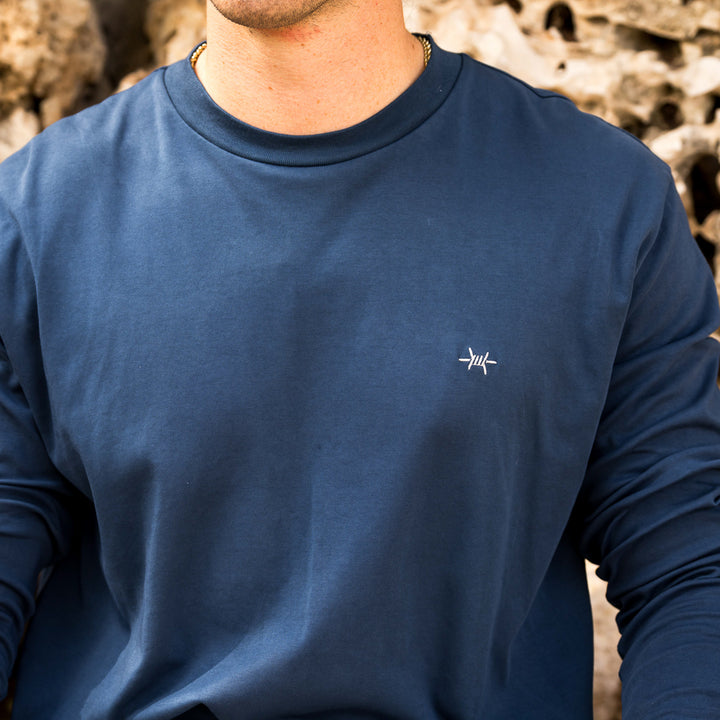 Standard Long-Sleeve Tee - Bayou Blue