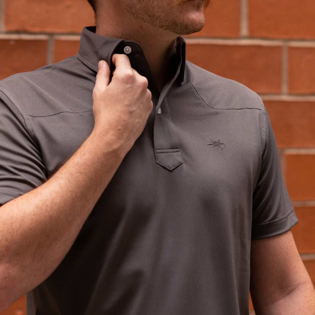 Modern Western Polo - Cannon Black